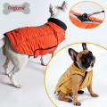 Chaleco de la chaqueta del animal doméstico del diseño retro chaleco ropa de invierno grande